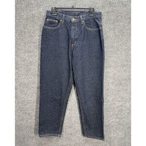 L.L. Bean Double L Jeans Womens 12P Natural Fit Dark Wash Denim Blue Vintage